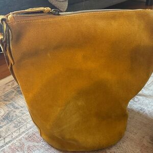 Madewell Mustard Suede Women's Bag